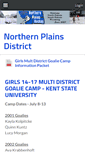 Mobile Screenshot of npdistrict.com